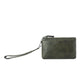 Myra Zidana Ethel Mini Veg Tanned Leather Wristlet in Ashen Sage