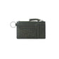 Myra Zidana Vino Braided Veg Tanned Leather Wallet in Moss Noir