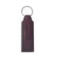 Myra Zidana Ardan Artistry Veg Tanned Leather Keyfob in Raven Maroon