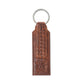 Myra Zidana Ardan Artistry Veg Tanned Leather Keyfob in Wild Ember