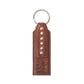Myra Zidana Highland Studded Veg Tanned Leather Keyfob in Crimson Dust