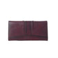 Myra Zidana Santa Fe Woven Veg Tanned Leather Wallet in Twilight Berry