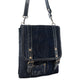 Myra Dustrider upcycled canvas vintage style Concealed-Carry bag for Women in black with leather detail