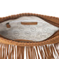 Myra Sierra Suede Fringed Leather Bag in Western Tan