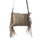 Myra ThunderFly Fringed Leather Bag in Mojave Brown