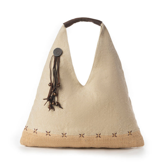Myra Sandmoor Soft Shoulder Bag in Sandy Espresso