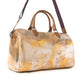Myra Ranger's Echo Snake Print Leather Duffle Bag for Men in Molten Sunset