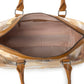 Myra Ranger's Echo Snake Print Leather Duffle Bag for Men in Molten Sunset