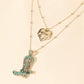 Myra Wild Star Stomping Necklace in Desert Turquoise