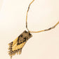 Myra Sun Strung Beaded Necklace in Brown