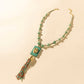 Myra Sun strung beaded necklace in Turquoise