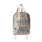 Myra Pine Meadow Cotton & Leather Crossbody Bag in Natural & Blue Floral