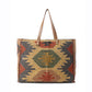 Myra Prairie Crest Weekender Bag in Mustard Yellow