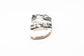 Prairie Winds Fur Comfort Hairon Leather Sandals In Black & White