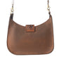 Myra Santa Fe Handtooled Bag for Women in Brown with hairon and studded detail