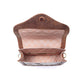 Myra Yellowstone Frontier Ridge Handtooled Bag in Oat Mocha
