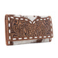 Myra Yellowstone Sienna Stockyard Hairon Leather Women’s Purse in Cream Cocoa