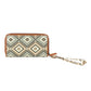Myra Kilim Trail Western Wallet for Women in brown with leather detail and RFID protection