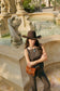 Myra Yellowstone Highland Range Suede Leather Belt Bag in Desert Tan