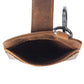 Myra Roper Card Holder for Women in brown with Embossed detail