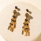 Myra Belle Tassel Earrings in Burnished Amber