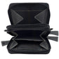 Myra Rustler Ridge Embossed Leather Hairon Sling Bag in Slate Smoke