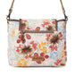 Myra Oakline Cotton & Leather Shoulder Bag in Powder Brown