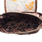 Myra Oakline Cotton & Leather Shoulder Bag in Powder Brown
