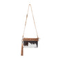 Myra Stone Barrow Hairon Leather Bag in Ochre Frost