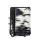 Myra Dune Star Hairon Leather Credit Card Holder in Black & White