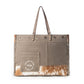 Myra Ranger Hide Western Weekender Bag for Women in olive with hairon detail