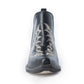 Myra Tempest Embroidered Cowgirl Booties in Onyx for Women in Genuine Leather with Snip Toe