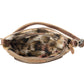 Myra Crestbloom Vintage Crossbody Bag for Women in olive with print detail
