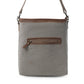 Myra Sagebrook Jacquard upcycled canvas Bag for Women in sage with leather detail