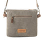Myra Inkwild Vintage Crossbody Bag for Women in rust with fringe detail