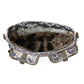 Myra Le Fleur Bel Cowgirl Shoulder Bag for Women in blue floral with leather and Concho details