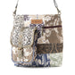 Myra Mossbloom upcycled canvas Bag for Women in olive
