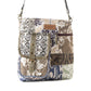 Myra Mossbloom upcycled canvas Bag for Women in olive