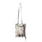 Myra Wild Baroque Phone Crossbody in black with leather detail