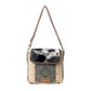 Myra Sandstone Pony Western Shoulder Bag for Women in Khaki