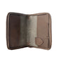 Myra Graceword Western Bible Cover in olive with flap closure and leather detail