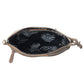 Myra Wildprint Trail upcycled canvas crossbody Bag for Women in sage with floral detail