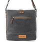 Myra Frostbloom Vintage Shoulder Bag for Women in teal with floral detail