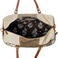 Myra Wandermark Vintage Traveller Bag for Men in olive with leather detail