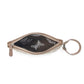 Myra Sundust Vintage Wristlet for Women in ivory with leather detail