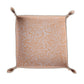 Myra Copperwind Leather Tray in Cream & Peach Floral