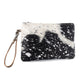 Myra Stardust Pony Western Pouch for Women in black with foil hairon detail