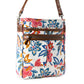 Myra Folkflora upcycled canvas concealed Carry Bag for Women in white