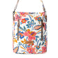 Myra Folkflora upcycled canvas concealed Carry Bag for Women in white