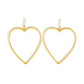 The Golden Hearts Drop Earrings
